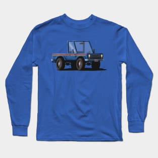 Blue Pickup Long Sleeve T-Shirt